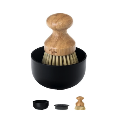 VIGAR Vintage Bamboo Palm Brush Set VGR-11638